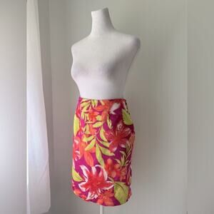 Spenser Jeremy Tropical Print Mini Skirt